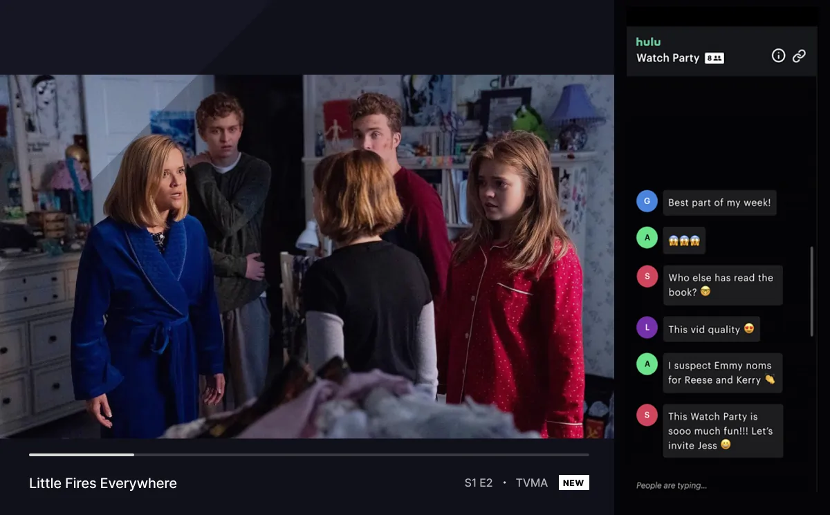 Hulu UI dashboard